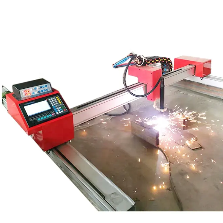 Máquina cortadora de plasma/llama, pórtico ortable