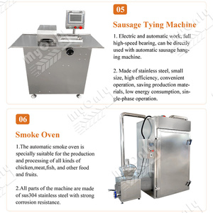 Đầy đủ của tôi xúc xích làm cho dòng áp lực thủy lực Xúc Xích stuffer Xúc Xích điền vào máy - Product Image 4