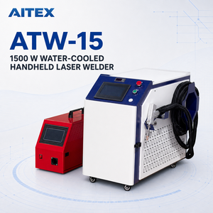 Máquina de Soldadura Láser Portátil de 1500W Refrigerada por Agua, Soldador Láser de Fibra para Fabricación de Metales ATW-15 - Product Image 1