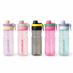 Gourde d'été 2026 en plastique avec pulvérisateur, grande capacité, design élégant, pour étudiants et enfants - Product Image 2