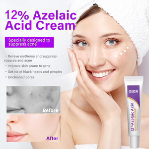Crème visage à 12% d'acide azélaïque, niacinamide, pour unifier le teint, atténuer les marques d'acné, déboucher les pores, hydrater, réparer la peau, crème de jour pour le visage - Product Image 1
