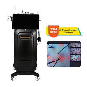 Máquina Analizadora de Cuero Cabelludo con IA 9 en 1, Máquina de Cuidado del Cuero Cabelludo con Detección de Luz Triple, Detector de Folículos Pilosos para Salón - Product Image 1