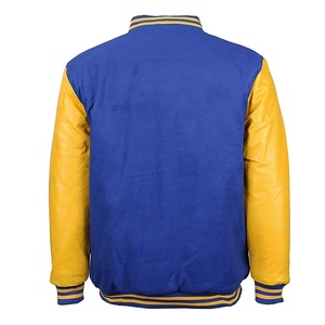 Nouvelle Veste de Collège pour Hommes, Design Hiver, Logo Personnalisé Brodé sur le Devant, Manches en Laine, Coupe-Vent, Écologique - Product Image 5