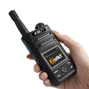 KSUN TFSI एंड्रॉयड मोबाइल फोन 4G Lte 3 जी जीएसएम वाईफ़ाई ब्लू टूथ जीपीएस पीओसी नेटवर्क दो तरह रेडियो पोर्टेबल सिम कार्ड Zello वॉकी टॉकी