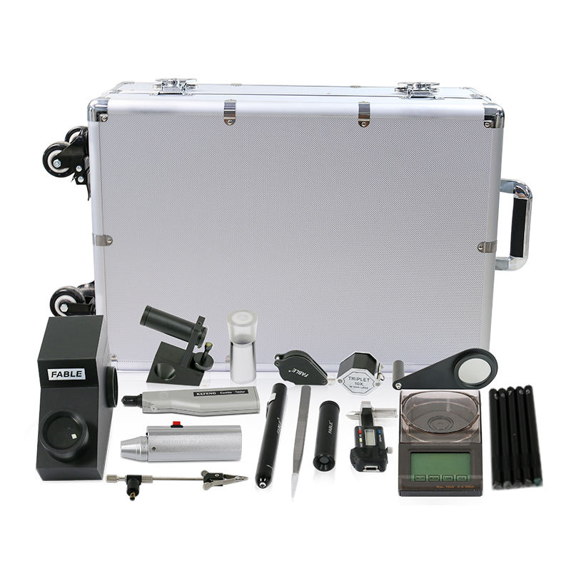 Handheld-Polariskop Mit Taschenlampe - Edelstein-Prüfgerät Für Gemmologen