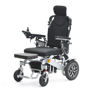 Fauteuil roulant électrique inclinable en aluminium, robuste, tout-terrain, léger et pliable pour adultes - Product Image 5