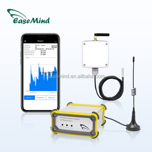 Sensor de Temperatura Inalámbrico por Ondas de Radio, Registrador de Datos IP65 de Plástico, Monitoreo de Temperatura Interior - Product Image 3