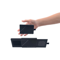 2.4 ''2.8 pouces écran Usb papier carte postale petit tissu Tft Lcd vidéo Brochure carte pour les entreprises