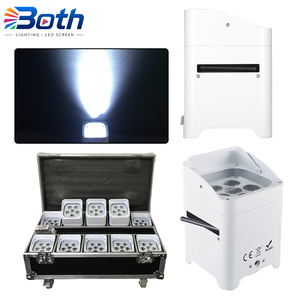 WiFi APP 6x18W RGBWA+UV <b>Battery</b> <b>LED</b> Uplight Par Light for DJ Wedding Party - Product Image 1