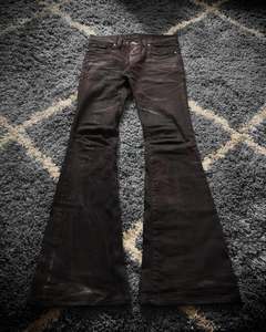 <span class=keywords><strong>Jeans</strong></span> Svasati da Uomo Stile Streetwear Europeo Americano con Design Personalizzato, Occhielli, Coulisse, Effetto Sbiadito dal Sole, Lavaggio Washed e Finitura Distressed - Product Image 4