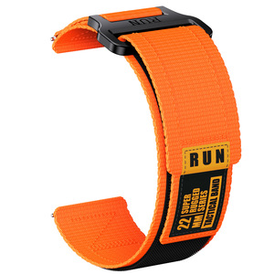 Bracelet de Sport tissé respirant pour <span class=keywords><strong>Apple</strong></span> <span class=keywords><strong>Watch</strong></span> Samsung Huawei <span class=keywords><strong>Garmin</strong></span> Tactics Velcrol Bracelet de montre en Nylon 20mm 22mm 38mm - Product Image 2