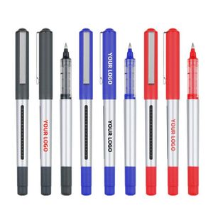 Bolígrafo de Plástico de Alta Calidad con Logotipo Personalizado, Bolígrafo de Gel de 0.5 mm, Recarga de Alta Capacidad, para Oficina/Escuela/Regalo, Venta al Por Mayor, Promocional - Product Image 1