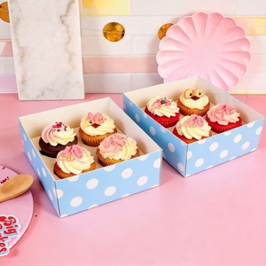 Emballage alimentaire personnalisé en carton pour <span class=keywords><strong>boulangerie</strong></span>, boîte à emporter pour biscuits, gâteaux, desserts, pâtisseries - Product Image 1