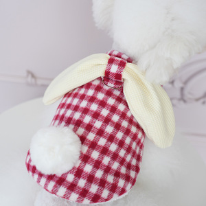 Vêtements chauds pour <span class=keywords><strong>chien</strong></span> pour l'automne et l'hiver <span class=keywords><strong>Image</strong></span> de lapin mignon avec oreilles de lapin Design Vêtements pour animaux de compagnie - Product Image 5