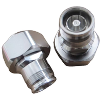 Adaptateur RF en cuivre MINI DIN 4.3-10 Jack femelle vers DIN7/16 Prise mâle 4.3/10 vers DIN7/16