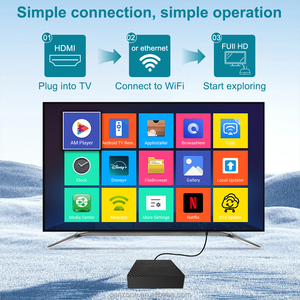 กล่องทีวี4K 4G LTE ซิ<span class=keywords><strong>ม</strong></span>การ์ดส<span class=keywords><strong>ม</strong></span>าร์ทแอนดรอยด์11 Quad Core 4K กล่องทีวีออกแบบโลโก้ได้ตามต้องการ - Product Image 3