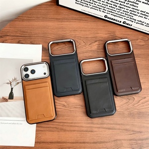 Funda de Cuero Tipo Cartera con Soporte para iPhone 17 Pro Max 16, Estilo Ejecutivo, con Ranuras para Tarjetas - Product Image 2