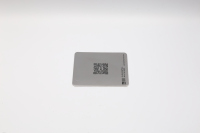 Plaque de nom de bureau personnalisée en acier inoxydable et aluminium, moderne, couleur personnalisée, forme personnalisée, logo, étiquette, trous adhésifs, métal