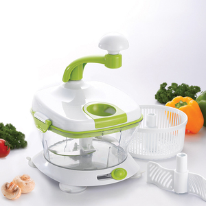 Trung Quốc Nhà Cung Cấp Thời Trang Abs Có Thể Khóa Nắp Trên Màu Xanh Lá Cây Xoay Phô Mai Nhanh Chóng Để <span class=keywords><strong>Chop</strong></span> Tabletop Rau <span class=keywords><strong>Slicer</strong></span> - Product Image 2
