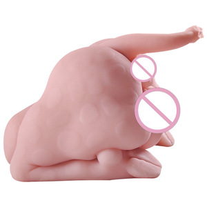 Exotischer Fantasy-Hirschtorso mit Schwanz, Hüfte und Po-Masturbator, Doppelte Vaginal- und Analkanäle, Körpersicheres TPE-Silikon-Sexspielzeug für Männer - Product Image 3
