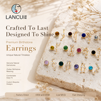 Boucles d'oreilles clous délicates motif traîne d'étoile en cuivre et zircon, ensemble de 12 couleurs signes du zodiaque, bijoux zodiacaux pour adolescentes, boucles d'oreilles pierres de naissance