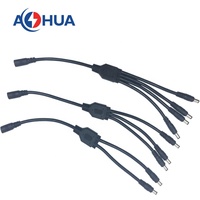Câble d'alimentation cc 5.5x2.1mm, prise jack femelle, connecteur 12v cc mâle femelle avec câble d'alimentation