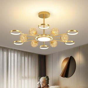 Lámpara de Araña Moderna de Estilo Nórdico Minimalista para Sala de Estar y Comedor, Paquete de Iluminación de Lujo para Toda la Casa, Lámparas Colgantes Modernas - Product Image 2