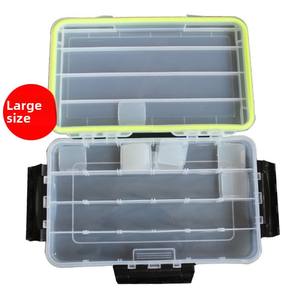 Caja de Pesca Transparente de PVC, Impermeable, de Una Sola Capa, con Inserto, 2 Tamaños, para Pesca en Océano, Río, Lago y Arroyo - Product Image 3