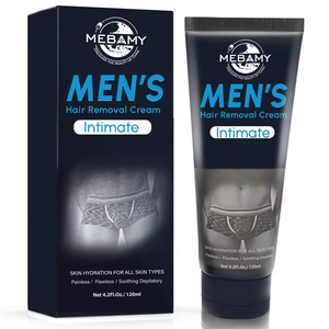 Crema depilatoria permanente con logotipo personalizado para hombres, crema depilatoria indolora para la cara de la axila del área íntima de los hombres - Product Image 1