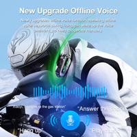 Casque Bluetooth pour moto D3, positionnement global, réduction intelligente du bruit, étanche IP56, double cœur, double CPU 5.3 + 5.1