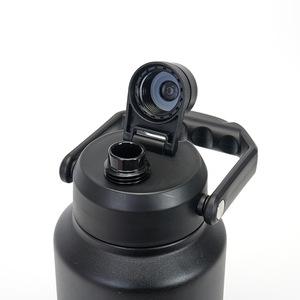 BORGE personalizado 2000ml/3000ml acero inoxidable aislado <span class=keywords><strong>1</strong></span> galón Growler frasco de vacío a prueba de fugas para deportes al aire libre Camping - Product Image 4