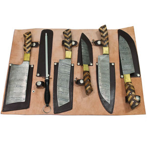 Juego de Cuchillos de Chef Profesionales Hechos a Mano con Acero de Damasco de Alta Calidad - Product Image 5