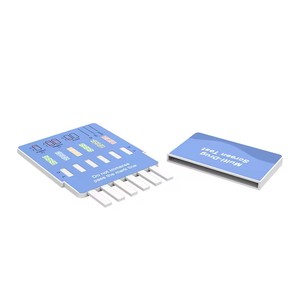 Vente en gros Meilleur <span class=keywords><strong>prix</strong></span> Test multi-drogues Bandelette de test de <span class=keywords><strong>THC</strong></span> Bandelette de test d'urine 6 combinaisons - Product Image 2