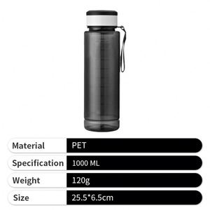 Gym Water Direct-Drink Mouthpiece Camping Tennis Carry Handle Hydration Sport <b>Bottle</b> for Promotion - Product Image 4
