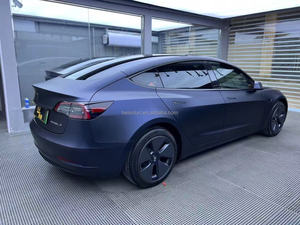 Ultra Matte Dark Black <strong>Car</strong> <strong>Vinyl</strong> Wrap Film with PET Material Matt Dark Black Anti-Scratch <strong>for</strong> <strong>Car</strong> Body Roll PET PPF - Product Image 6