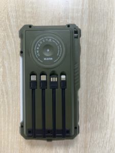 Banco de Energía Solar Inalámbrico a Prueba de Agua de 20000 mAh, Carga Rápida de 20 W, Salida de 3 A, Pantalla LED, Portátil para Supervivencia al Aire Libre - Product Image 5