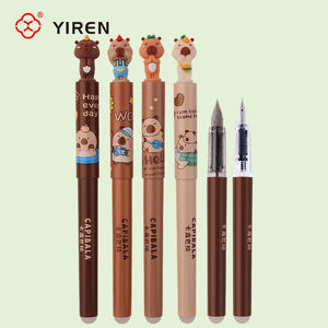 Yiren Capybara Động Vật Chủ Đề Có Thể xóa được Đài Phun Nước Bút Đáng Yêu 3D Nhân Vật Viết Bút Văn Phòng Phẩm Cho Trẻ Em - Product Image 3
