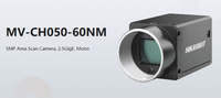 Caméra industrielle de vision industrielle ultra-rapide Hikrobot MV-CH050-60NM/NC 5MP à obturateur global CMOS, scan de zone, 2.5 GigE 60fps