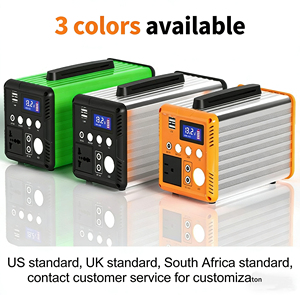 Station d'alimentation <span class=keywords><strong>portable</strong></span> 200W 128Wh/12.8V LiFePO4 à onde sinusoïdale modifiée, <span class=keywords><strong>générateur</strong></span> solaire pour camping en extérieur, camping-car, usage domestique et situations d'urgence - Product Image 6