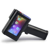 Handheld Impressora jato de tinta Série Logo Número de Código de Lote Data de Validade Máquina para Tampas de Latas Frascos Tampa Tampa do Frasco de Impressão a Jato de tinta