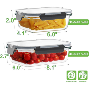 Kitchen Hermetic <b>Glass</b> Lunch <b>Box</b> Set Kitchen Containers Storage Airtight Food Storage Storage Containers for Food - Product Image 2
