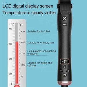 Rizador de pelo automático LCD 3 en 1, para uso doméstico, personalizado, PTC, rápido, iónico - Product Image 2