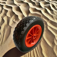 Nouveau chariot de plage de roue de mousse de polyuréthane PU compagnon de voyage pratique