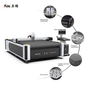 Machine de découpe de mousse PU composite à alimentation automatique, tête simple, couteau oscillant CNC, précision de coupe de 0,1 mm, AOL - Product Image 2