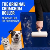 Rouleaux anti-poils réutilisables en plastique, écologiques, faciles à utiliser, efficaces pour l'élimination des poils de chat et de chien, pour le toilettage des animaux et le nettoyage des meubles.