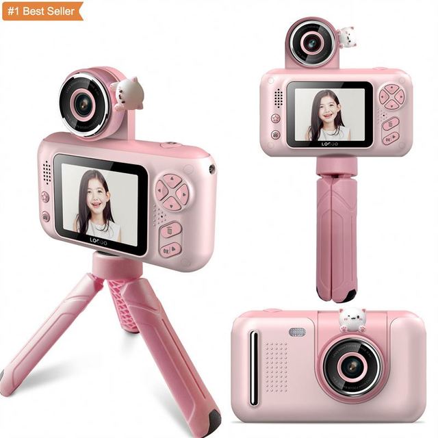 Jumon Mini CMOS Kids Digital Camera Full HD Video 2.4" Screen 20MP Photo 120 Wide Angle MicroSD Storage Portable Handheld