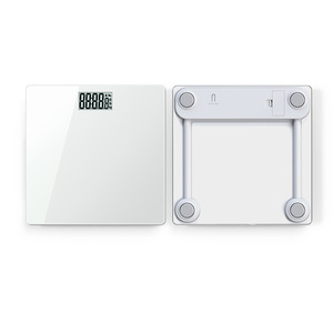 Pèse-personne intelligent Lefu, rectangulaire, verre trempé 6 cm, fonctionne sur piles, antidérapant, pour la maison et les bébés - Product Image 3