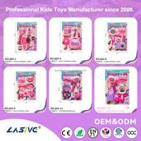 LASIVE TOYS Ensemble de jeu de rôle pour filles, jeu de maquillage et de coiffure princesse, salon de beauté, jeu de rôle coiffeur