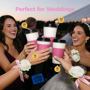 Custom Printed Logo <b>Disposable</b> Recyclable 8oz 10oz 12oz 16oz 20oz 22oz 24OZ Double Wall Hot Stamping Coffee Paper <b>Cups</b> With Lid - Product Image 3