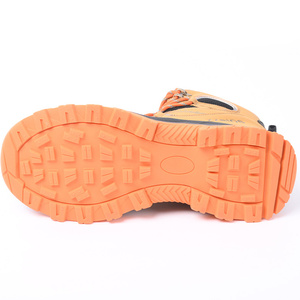 Scarpe di sicurezza da uomo <span class=keywords><strong>in</strong></span> pelle di mucca con punta <span class=keywords><strong>in</strong></span> acciaio <span class=keywords><strong>stivali</strong></span> da lavoro da costruzione industriale - Product Image 3
